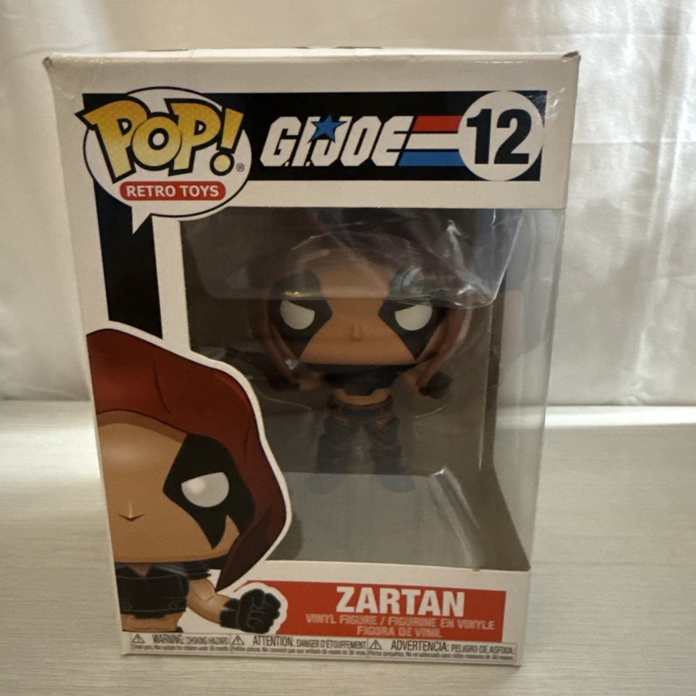 Funko Pop Retro Toys GI Joe Zartan #12 Vinyl Figure w/ Box